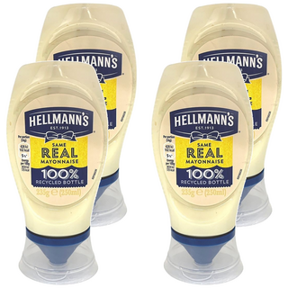 HELLMANN'S 美乃滋 經典原味，使用非關籠雞蛋, 250ml, 4瓶