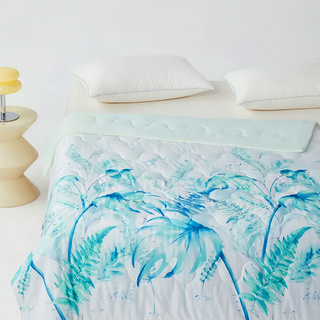 BLUE BIRD BEDDING 青鳥家居 刨冰印花冰涼被 150 x 200公分, 清蕨