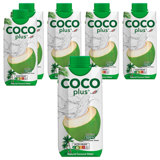 Cocopulus 100% 純椰子水, 330ml, 6瓶