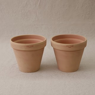 ENVIE CASA 早晨香氣 Baso 標準花盆 2入組, 2個, 混合顏色