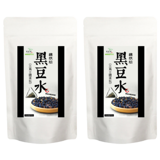 AWAStea 阿華師 纖烘焙黑豆水, 三角立體茶包，可冷泡/熱泡, 15g, 12入, 2袋