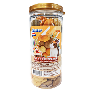 A star AB兔用馬卡龍磨牙營養補給食 650g, 1罐