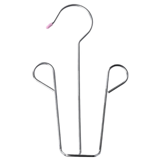 不鏽鋼加粗款晾曬鞋掛架 可疊加使用 3個, 銀, 1組