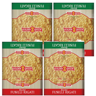 聯華製粉 金后 螺絲麵 蛋白質含量高 口感Q彈 帶有麥子香氣, 500g, 4包