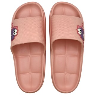 WUWU 可愛動物厚底拖鞋, 26, 粉色, 1雙