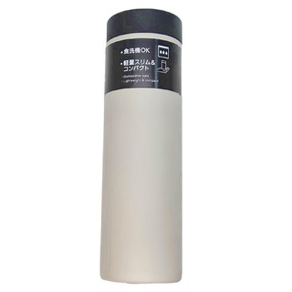 TIGER 虎牌樂潔上蓋夢重力不鏽鋼直飲式保溫保冷杯 MMZ-W050型, 鷲白, 500ml, 1個