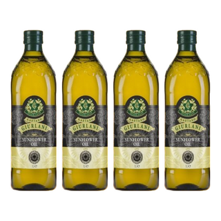 GIURLANI 喬凡尼 葵花油 義大利原裝進口, 1L, 4瓶