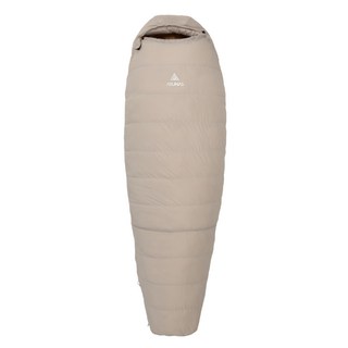 ATUNAS 歐都納 800 PRO野放羽絨睡袋 R A1SBEE04, 奶油灰 + 焦糖, 1個