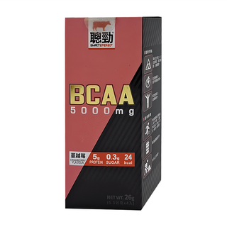 RED COW 紅牛 聰勁即溶BCAA 5000mg 蔓越莓口味, 26g, 1盒