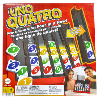 UNO 四連消消樂 Set, 7歲以上, 益智遊戲, 1盒, 混和顏色