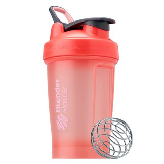Blender Bottle Classic V2 搖搖杯, 珊瑚橘, 600ml, 1個