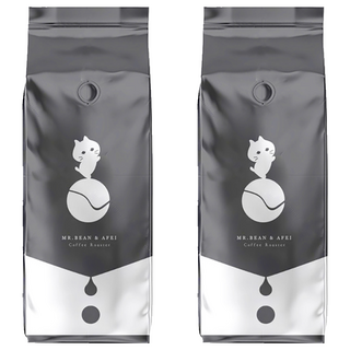 MR. BEAN & AFEI黃金曼特寧 新鮮烘焙, 咖啡豆(無研磨), 450g, 2包