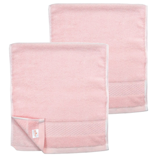 SIMPLE HOUSE 簡單工房 美國棉毛巾 34 x 76cm 櫻花粉, 2條