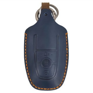 LIKEHOUSE 真皮頭層牛皮手工製作福特遙控鑰匙包KB128