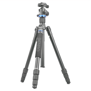 BENRO 百諾 FIF28AIB2 鎂鋁合金三腳架套裝 165cm 全展高度 水平調節旋鈕與360度刻度盤, IF28+, 1組