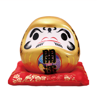 BOBEE 保庇 日本工藝好運陶瓷達摩存錢罐, 金色, 1個