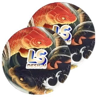 LS DESIGN 磁吸 直噴阿波馬卡龍, 金鯉魚, 2個