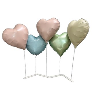 Yamiley 愛心摺疊桌飄 馬卡龍 派對裝飾 告白氣球 浪漫佈置, 1組