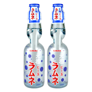 木村飲料 元祖彈珠汽水, 200ml, 2瓶