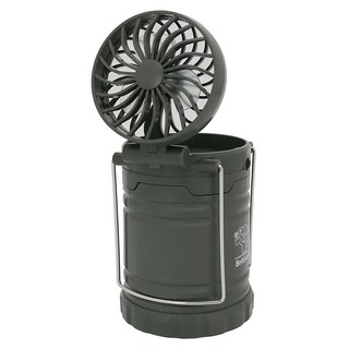 英國熊伸縮露營燈風扇 2way LED燈籠, 綠色, 1盒