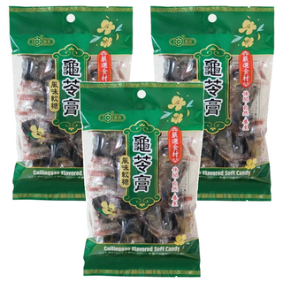 惠香 龜苓膏風味軟糖，Q彈好吃, 190g, 3袋