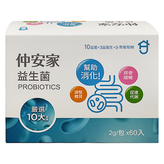 JOIN HOME 仲安家 益生菌, 2g, 60包, 1盒