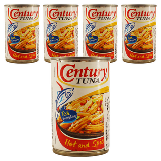Century 鮪魚罐頭 辣味 155g, 5罐