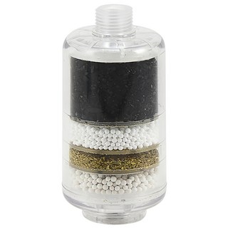 SHCJ 生活采家 交叉導水家庭型淋浴用除氯過濾器 尺寸清晰, 無味, 1個