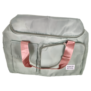 BUQINGTING 立體大容量雙層健身運動包 旅行袋 行李袋 乾濕分離 手提袋 過夜包 拉桿包 獨立鞋倉 游泳包