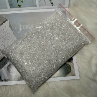 天然五色水晶石, 白水晶粒