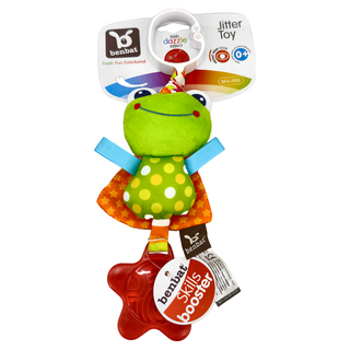 benbat 震動聲吊掛玩具, 青蛙, 1個