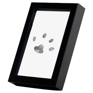 德利生活 拓印組 13 x 18cm 黑色 相框 - 寶寶寵物紀念品, 1個