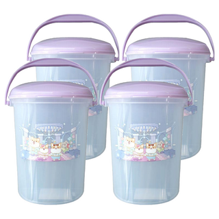 SL 三榮塑膠 柴語錄 多功能置物桶 (S-6000W) 聚丙烯PP材質 台灣製, 4個