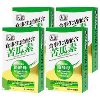 OKURA 大藏 苦瓜素 + 鉻酵母 複方膠囊食品, 調節生理機能，維持消化道健康，促進新陳代謝, 40顆, 4盒