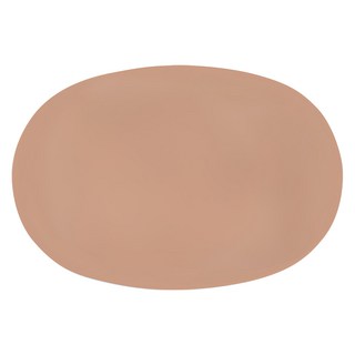 PAPA STUFF Ellony Papa 蛋形狀矽膠餐具墊 磚紅色, Mini 300*202*1.5mm, 1個