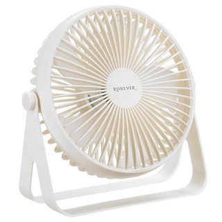 RONEVER 6吋桌立USB風扇, PG034, 白色