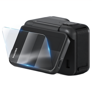 Amagisn Insta360 Ace Pro 鏡頭螢幕鋼化玻璃保護貼套裝, 9H高硬度, 鑽石級防爆, 1個