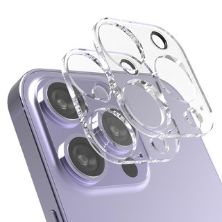 Rorentech iPhone 14 Pro 相機鏡頭全覆蓋鋼化玻璃保護貼 2入組, 1組