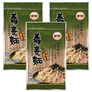 新宏蕎麥麵 - 500g, 天風味, 台灣製造, 3包