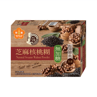 名廚美饌 芝麻核桃糊無加糖版 特級芝麻+新鮮核桃研磨 添加海鹽, 300g, 1盒