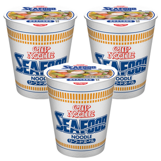 CUP NOODLE NISSIN 日清 合味道原味系列 海鮮味杯麵 70g, 3入