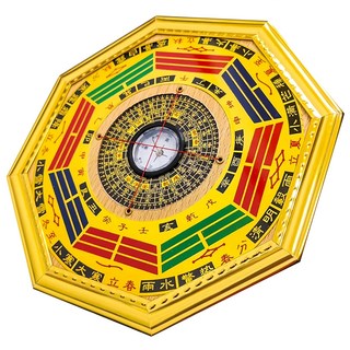 鎮宅避邪 獅咬劍八卦鎮 (中)-16cm, FA-3307-3, 1個