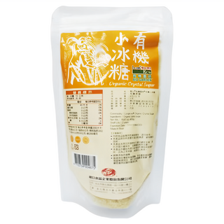 龍口 有機小冰糖, 中華有機農業協會認證, 進口優質原料, 台灣在地包裝, 夾鏈袋設計, 全素食, 450g, 1包