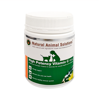 Natural Animal Solutions 天然草本 高效維生素C 犬貓用 - 100g, 增強免疫系統, 幫助皮膚健康, 草本, 1罐