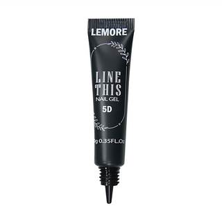 SM IVIT 3D立體美甲造型管狀膠, 透明, 10g, 1條