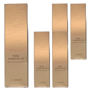 The Saem 得鮮 蝸牛精華彈潤保濕洗面乳 150g, 5盒