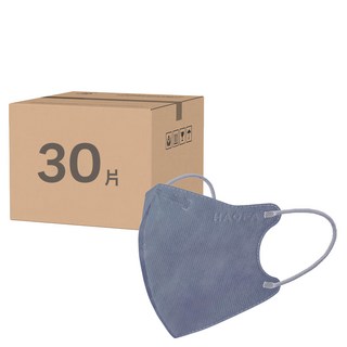 HAOFA N95立體醫療口罩 氣密型 M, 30片, 1個, 丁香藍