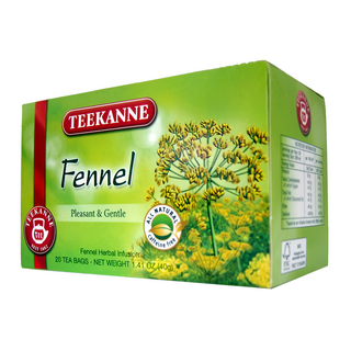 TEEKANNE 恬康樂 植草茶 茴香味 德國原裝進口 茶包 無咖啡因, 2g, 20包, 1盒