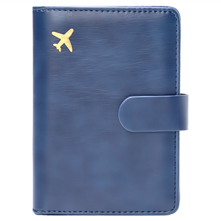 Viita 簡約皮質RFID防盜刷登機護照夾 磁吸證件收納包