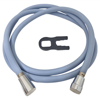 AQUADUO 高級型無扭結軟管 PVC淋浴水管 2M, 天藍色